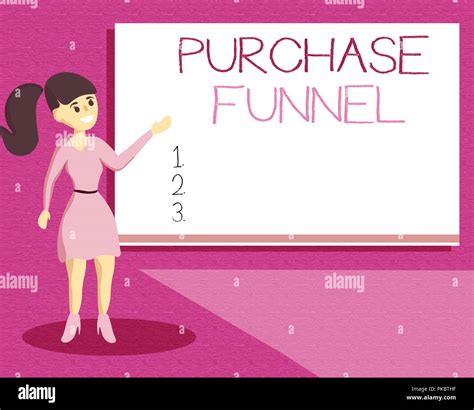 Handwriting Text Writing Purchase Funnel Concept Meaning Consumer