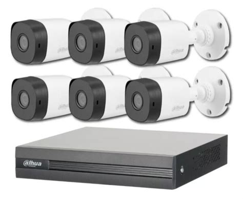 KIT DAHUA DE 6 CAMARAS FULL HD CON EQUIPO DE 8 CANALES Radioset