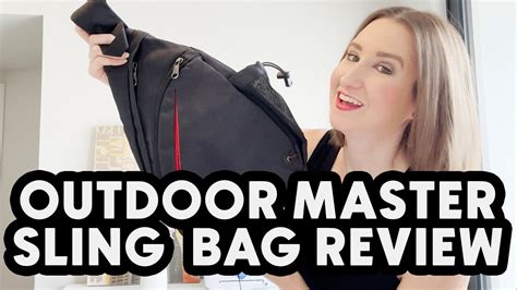 My Outdoormaster Sling Bag Review A Convertible Sling Youtube