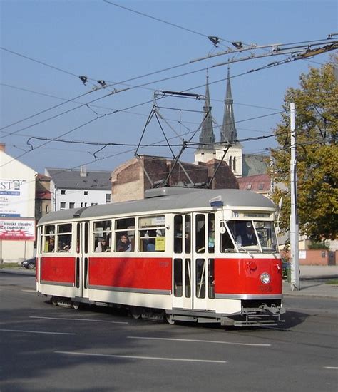 Острава Tatra T1 528 Фото Городской электротранспорт