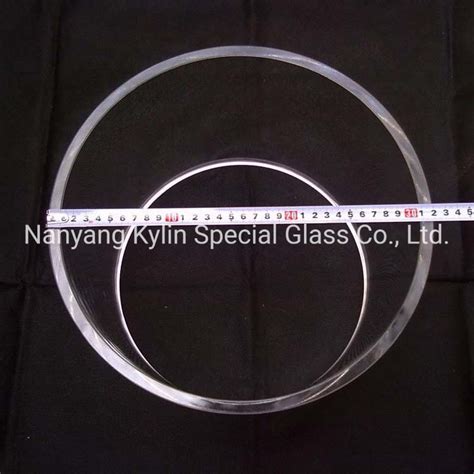 High Purity Heat Resistant Large Diameter Thick Wall Borosilicate Boiler Quartz Glass Tube