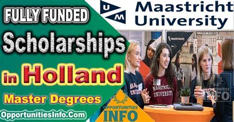 Maastricht University Scholarships In Holland 2025 2026 Fully Funded