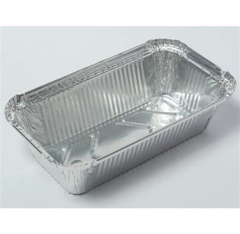 Silver Rectangular Ml Aluminum Foil Container For Utility Dishes