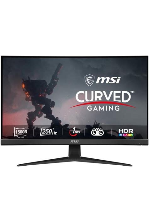 Msi 27 Va G27c4x 1ms 250hz Hdmi Dp Kavisli Gaming Monitör 1920x1080