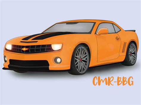 Chevrolet Camaro Vector Illustration By Evans Alfahmi On Dribbble