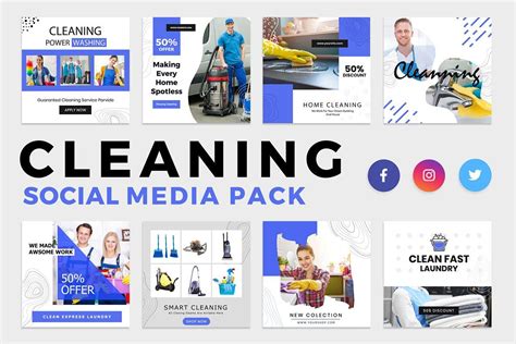 Cleaning Services Social Media Social Media Automation Social Media