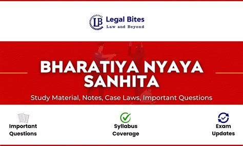 Bharatiya Nyaya Sanhita BNS Notes Case Laws And Study Material