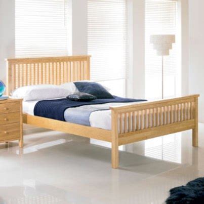 Atlanta Oak Double Hfe Bed Frame Bentley Designs