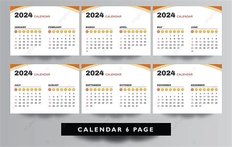 Calendário De Mesa Pronto Para Impressão 2024 Modelo Vol 39 Vetor