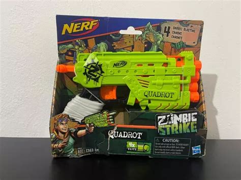 Nerf Lanzadora Zombie Strike Quadrot Hasbro Meses sin interés