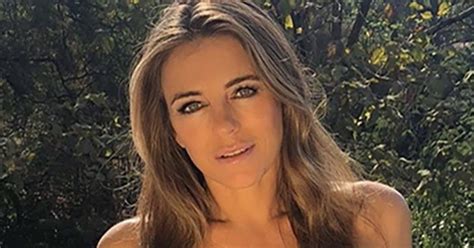 Liz Hurley 54 Flaunts Ageless Beauty In Worlds Hottest White String Bikini Daily Star