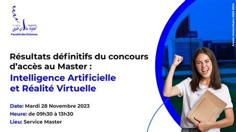 R Sultats D Finitifs Du Concours Dacc S Au Master Intelligence