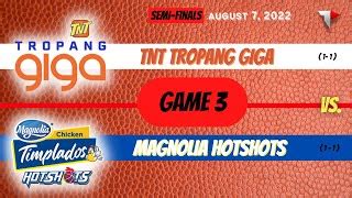 Scoreboard Tnt Tropang Giga Vs Magnolia Hotshots Pba Philippine Cup