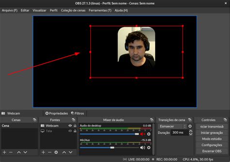 Como Mudar O Formato Da Facecam No OBS Studio Diolinux