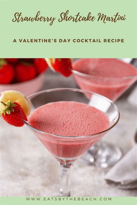 Delicious Strawberry Shortcake Martini