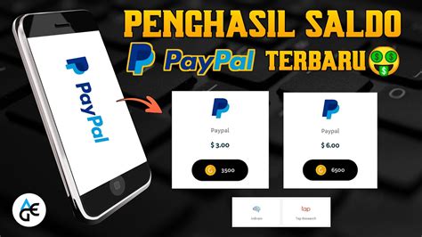 Terbaru Nih Aplikasi Penghasil Saldo Paypal Gratis Tanpa Deposit Youtube