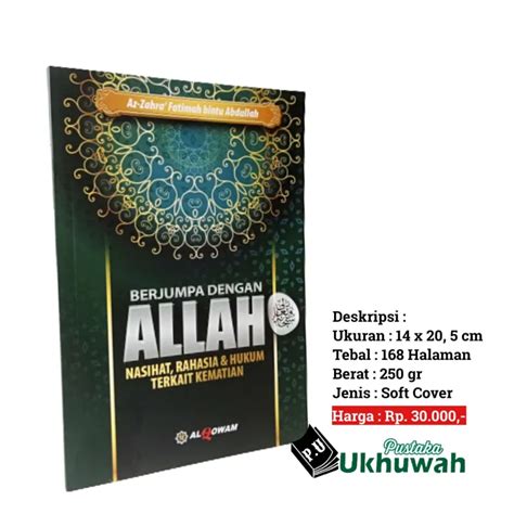 Buku Berjumpa Dengan Allah Nasihat Rahasia Hukum Terkait Kematian