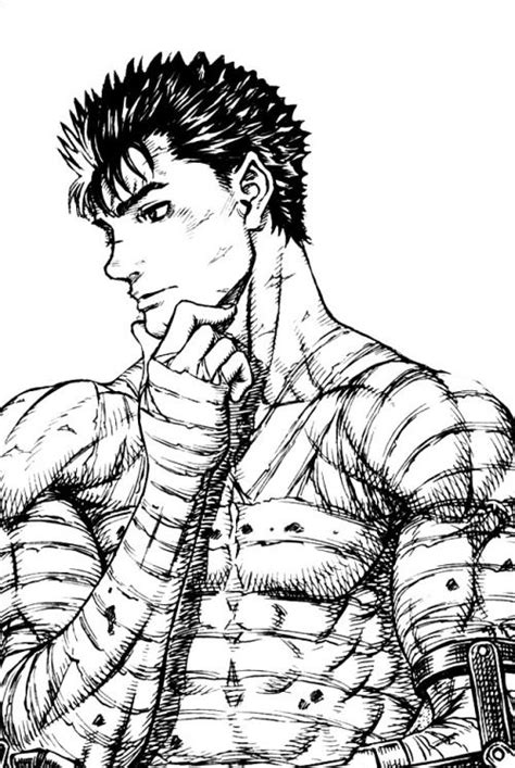 Guts Manga Art Berserk Manga Anime