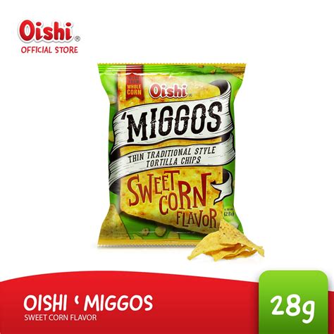 Oishi MIGGOS Sweet Corn Flavor 28G Shopee Philippines