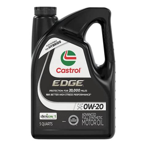 Castrol Edge W Advanced Full Synthetic Motor Oil Qt B