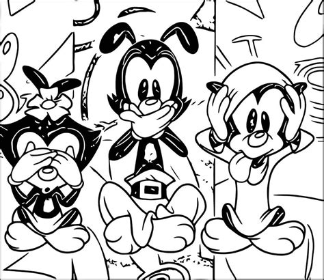 Dibujos De Animaniacs Para Colorear Dibujos Online