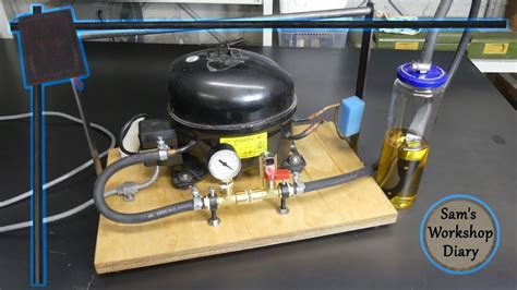 Vacuum Pump From Fridge Compressor YouTube