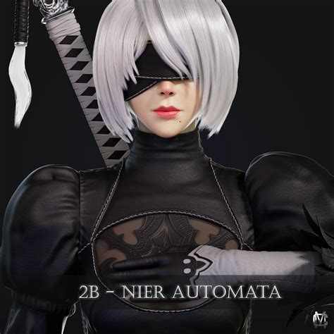 Artstation 2b Nier Automata