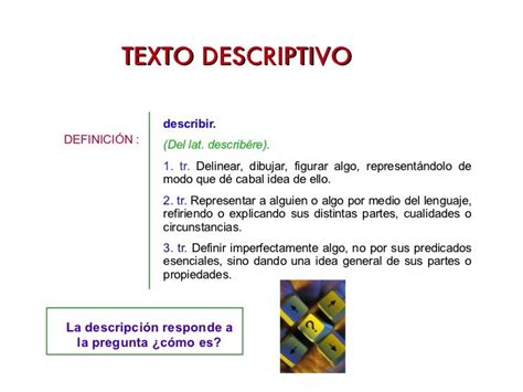 Texto Descriptivo