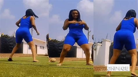 Nana Ama Mcbrown Flaunts Her Enhanced Booty In Tight Shorts Video