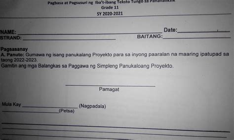 Pahelp Po Plsss Papasa Ko Na To Bukas Brainly Ph