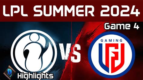 IG Vs LGD Highlights Game 4 LPL Play In Summer 2024 Invictus Gaming