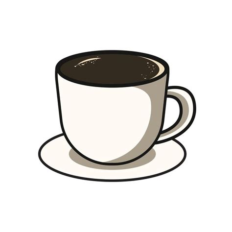 Premium Vector Coffee Vector Flat Coffee Vector On White