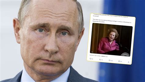 Margaret Thatcher ostro o Putinie Szukała w nim śladu człowieczeństwa