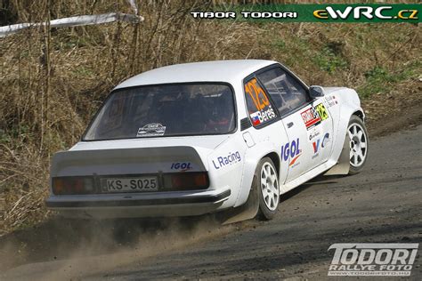 B Re Jozef Sen Slov K J N Opel Ascona B Start Aut Rallye Eger