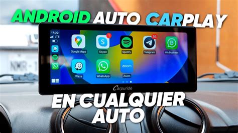 Como Tener Android Auto O Apple Carplay En Cualquier Auto Youtube