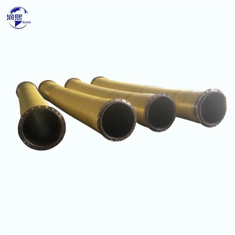 Abrasion Resistant Flexible Inch Muds Suction Dredging Rubber Hose