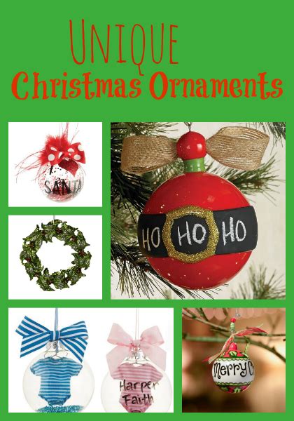 Unique Christmas Ornaments - Thrifty Jinxy