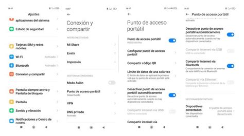 Cómo compartir datos de un móvil a otros dispositivos