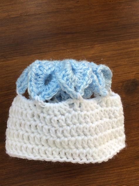 Ravelry: Blue Flower Baby Beanie pattern by Cherry and Crochet