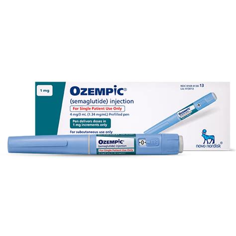 Ozempic Semaglutide Injection 1mg075 Ml Single Patient Use Pen 3ml