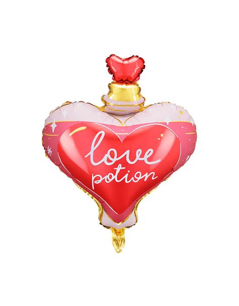 Love Potion Heart Shaped Foil Balloon