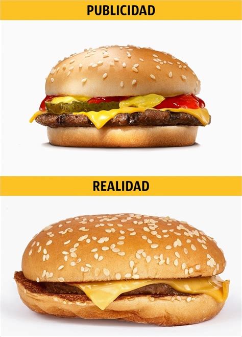 Publicidad vs Realidad la verdad de la comida rápida