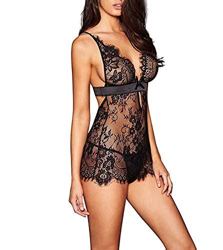 Suavely Lingerie Donna Biancheria Intima Sexy Camicia Da Notte Trasparente Intima Da Notte