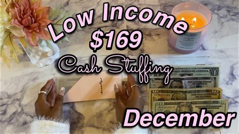 Low Income Cash Envelope Stuffing December Low Income Cash