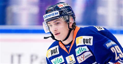 Pontus Holmberg Selected Th Overall By The Toronto Maple Leafs