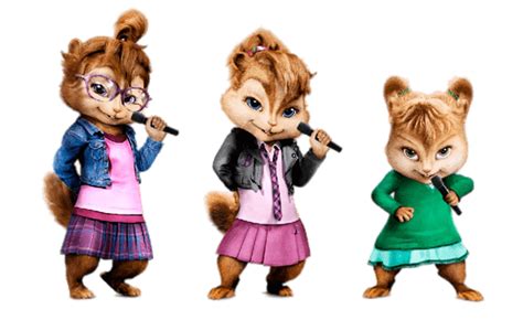 Alvin E Os Esquilos Cantando Chipettes Png Transparente Stickpng