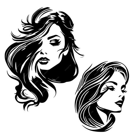 Premium Vector Vector Logo Design For Beauty Salon Or Hair Salon Or