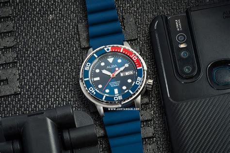 Alba Mechanical Al X Automatic Man Blue Dial Blue Army Strap