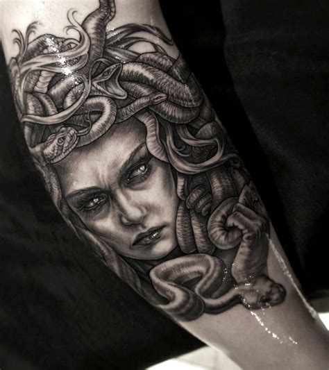 25 Of The Best Medusa Head Tattoos Ever PetPress Greek Tattoos