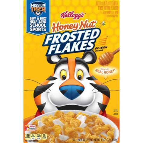 Frys Food Stores Kellogg S Frosted Flakes Breakfast Cereal Honey Nut